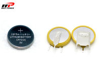 Tipo primario 50mAh de la moneda del botón de la pila del dióxido del manganeso de la batería de litio CR1225