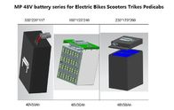 vehículo rodado de Ion Battery For Electric Bikes dos del litio de 48V 50Ah