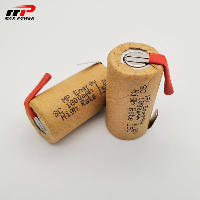 Baterías recargables sub 1.2V 1800mAh de Nicad C NiCd del poder más elevado