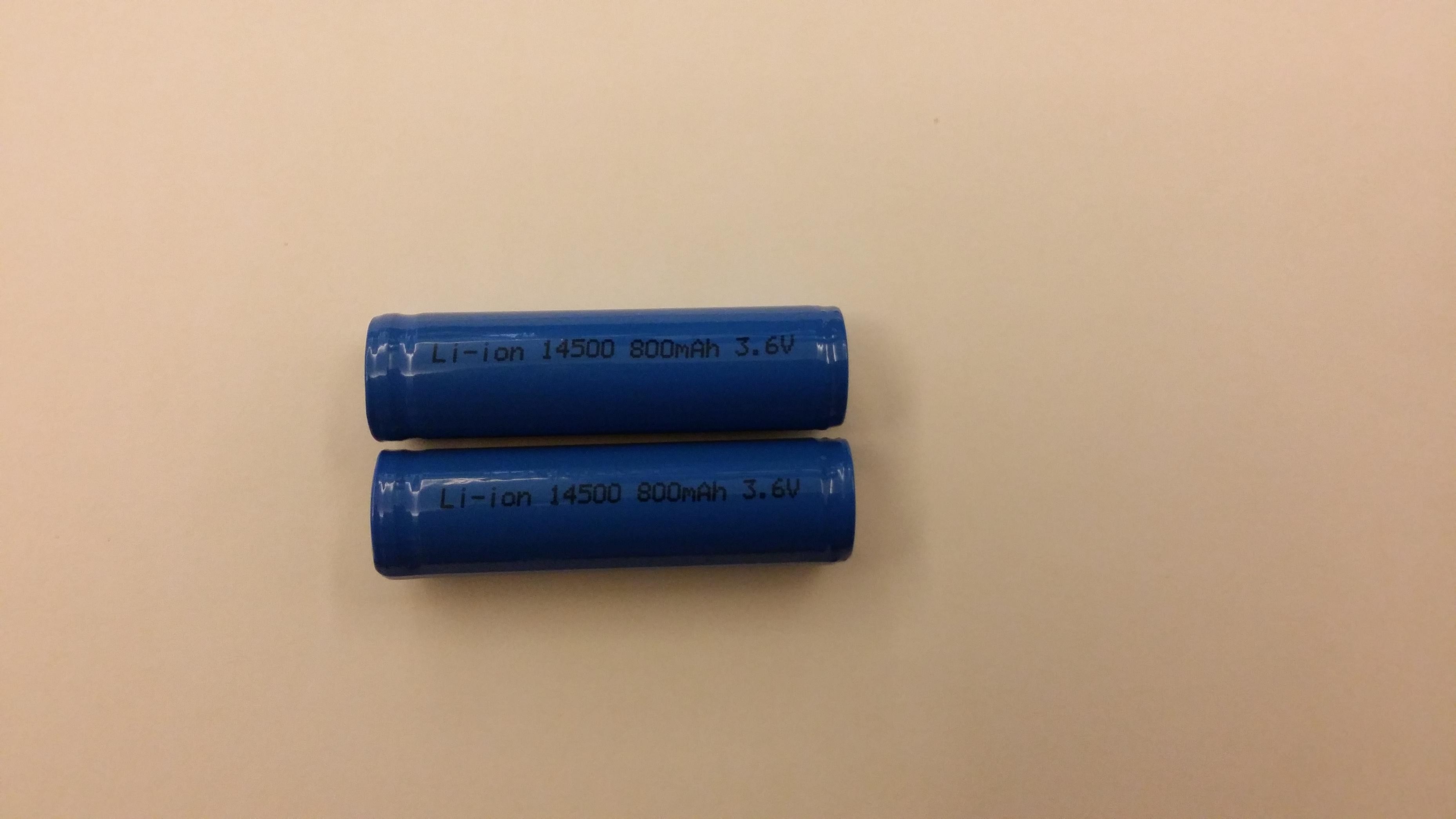 Baterías recargables de la ión de litio de la iluminación 800mAh 3.7V respetuosas del medio ambiente