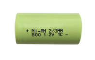 2/3 las baterías recargables del AA 1.2V 800mAh NIMH coletan un ciclo de largo vida