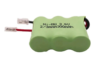 Tamaño recargable de las baterías 500Cycles 2AAA 3AAA del Ni Mh de 3.6V 300mAh