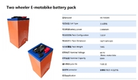litio Ion Battery Pack For Two Wheeler Bike de 48V 18Ah 24Ah 60Ah