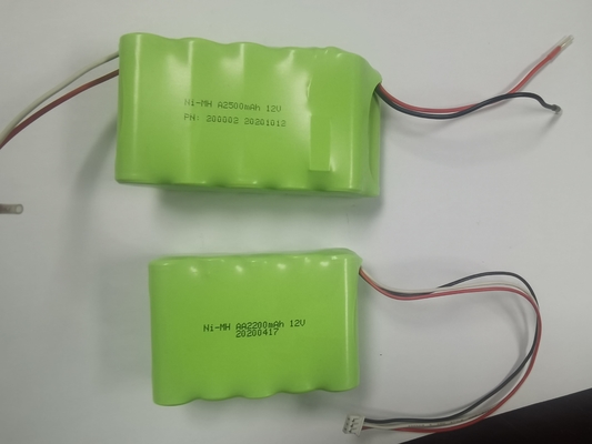 Batería AA 12V AA2000mAh 12V 2200mAh suministro de energía de emergencia personalizado