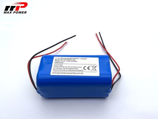 Paquete de batería de iones de litio de 14,4 V 18650 3500 mAh para robot de limpieza y aspiradora