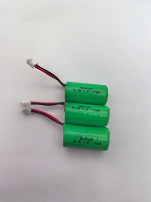 Paquete de baterías de botón Ni-MH recargables de 110 mAh y 4,8 V, batería de botón NiMH de 4,8 V y 110 mAh