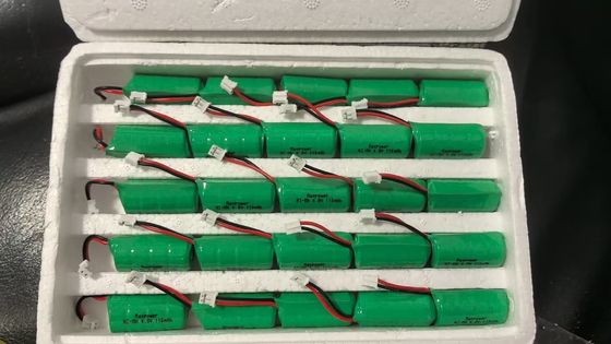 Paquete de baterías de botón Ni-MH recargables de 110 mAh y 4,8 V, batería de botón NiMH de 4,8 V y 110 mAh