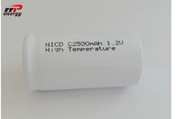 baterías recargables de 1.2V C2500mAh NiCd, establo de la batería del alumbrado de seguridad