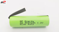 Tipo recargable peso ligero de la máquina de afeitar de la maquinilla de afeitar de la batería 10C de AA2000mAh 1.2V Nimh