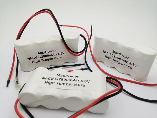 Batería recargable 2800mAh del alumbrado de seguridad 4.8V C2800 Nicd