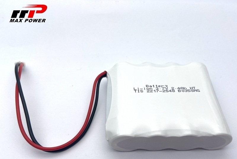 Paquete de baterías de iones de litio 14500 de 3,7 V 2400 mAh para GPS de amplio rango de temperatura -40°C-80°C