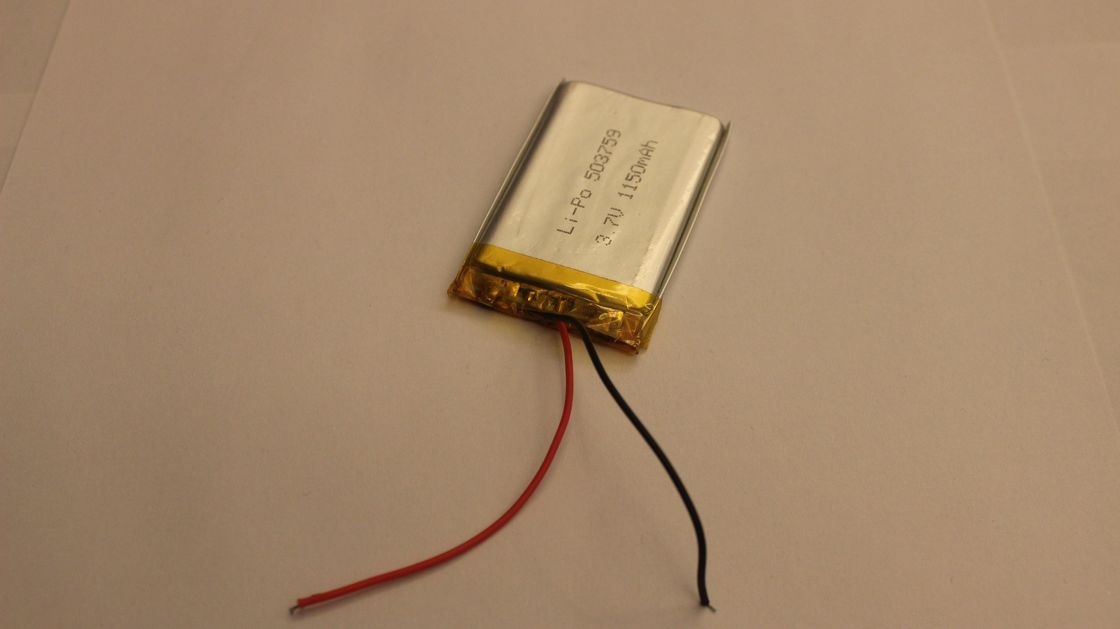batería IEC62133 para el Walkietalkie, PDA, MP4 del polímero de litio de 1150mAh 3.7V