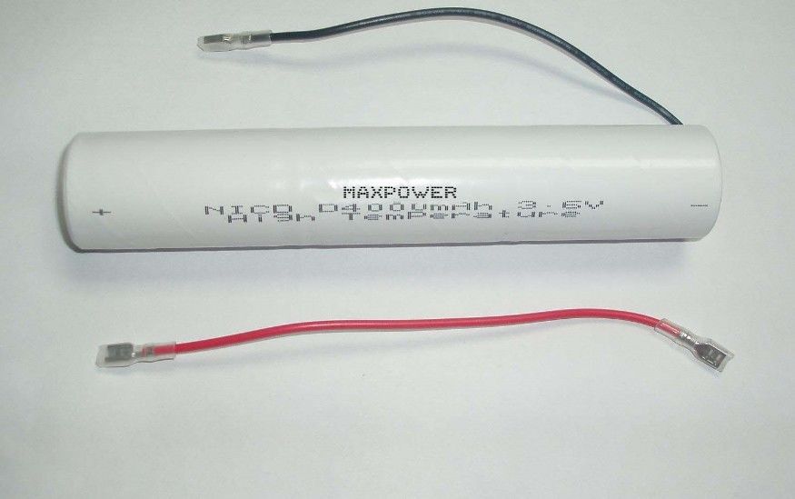 baterías recargables 3.6Volt IEC61951-1/2 de alta temperatura de 4000mAh NICAD