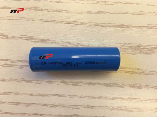 CE primario de la UL de las baterías de litio de la batería 2000mAh 3.0V de CR14505 Li-mno2