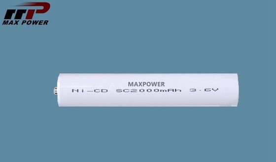 batería de linterna recargable 3.6V, batería de SC2000mAh NiCd