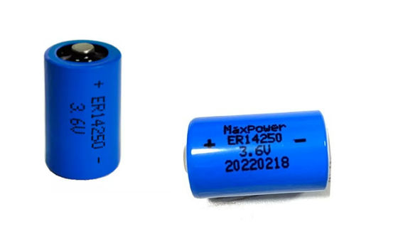 Batería 3.6v Er14250 1200mAh del cloruro de tionil del litio del 1/2 AA