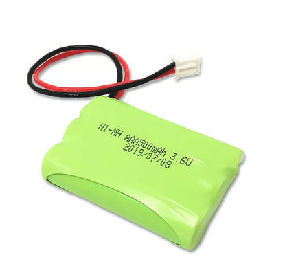 el vehículo recargable de la caja de la batería T de 3.6V AAA 500mAh Nimh montó