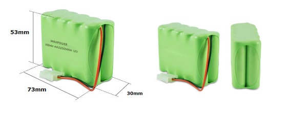 Batería AA 12V AA2000mAh 12V 2200mAh suministro de energía de emergencia personalizado