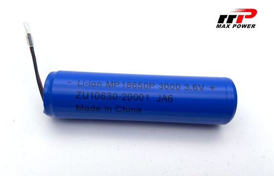 Baterías de iones de litio 18650 de 3000 mAh y 3,6 V BIS IEC2133 CB