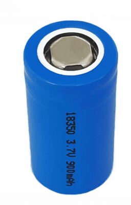 Batería de iones de litio INR18350 de grado A 3.7V 900mAh de alta capacidad recargable