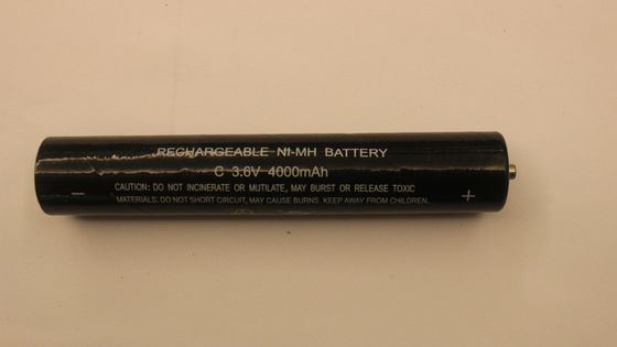 Batería de linterna recargable de NiMH 3.6V C4000mAh para la linterna que acaa