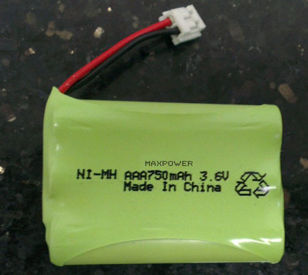 Baterías listas para utilizar 3.6V de AAA750 Nimh para el monitor del bebé