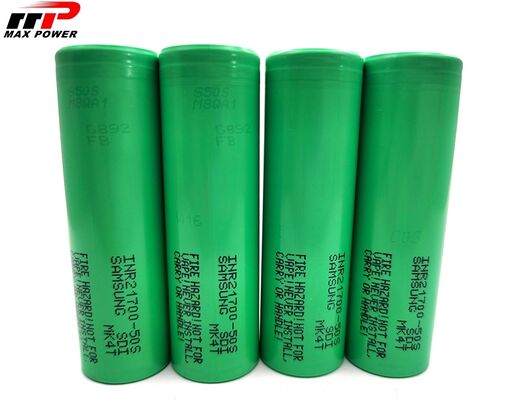 21700 5000mAh 50S Baterías recargables de iones de litio 3C Célula de energía de descarga