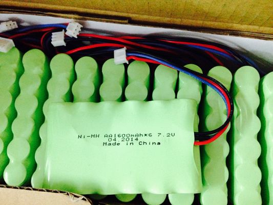 baterías recargables de 1600mAh 7.2V AA NIMH, OEM de la batería de litio de la cámara