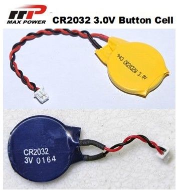 Batería de litio primaria de CR2032 3V 210mAh, botón de la pila de alto voltaje