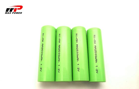 Batería de NIMH AA2500mAh 1.2V para los productos digitales industriales con la certificación de la UL IEC/EN61951 del CE del BIS