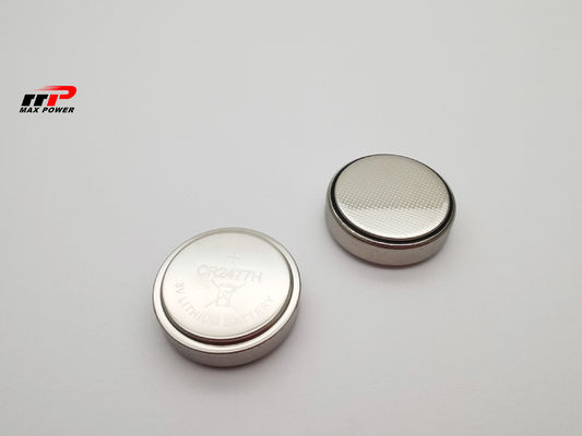 Capacidad de la batería del botón de la pila 3V CR2477 1000mAh Li-Mno2 alta